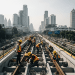 WSKT Percepat Konstruksi Jalur LRT Velodrome–Manggarai, Progres 67%